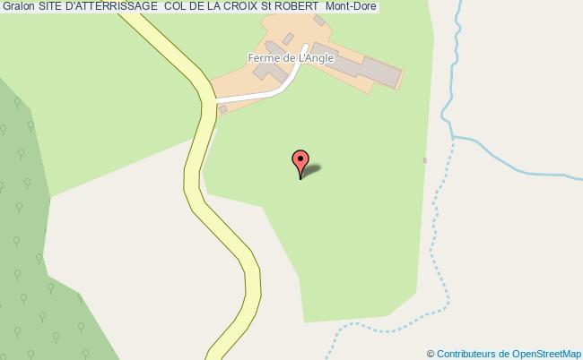 plan Site D'atterissage Col De La Croix St Robert 