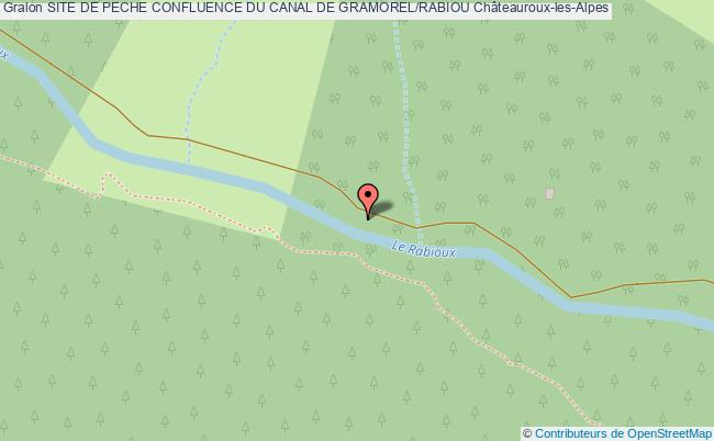 plan Site De Peche Du Canal De Gramorel