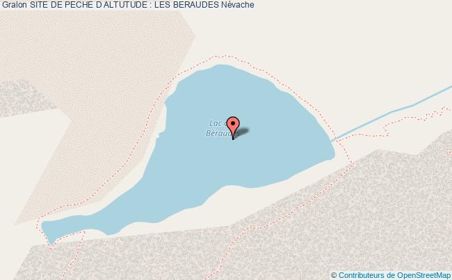 plan Site De Peche Lac Les Beraudes
