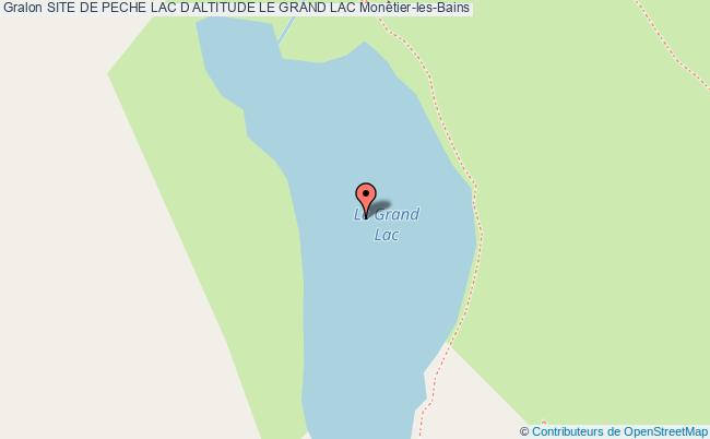 plan Site De Peche Le Grand Lac