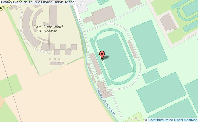plan Stade D'athlétisme De St-pé