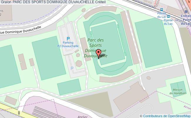 plan Stade D'athletisme - Parc Des Sports Dominique Duvauchelle