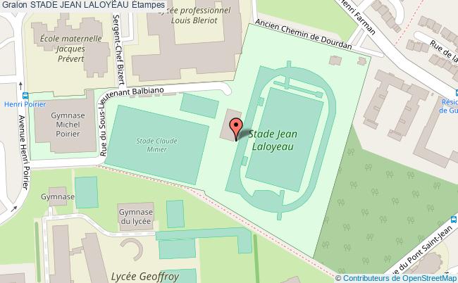 plan Stade De Football Jean Laloyeau