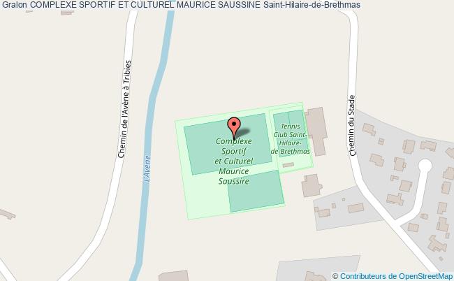 plan Stade Du Village Complexe Maurice Saussine