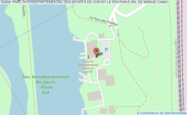 plan Stade Nautique - Parc Interdepartemental Des Sports
