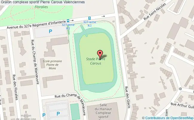 plan Stade Pierre Carous