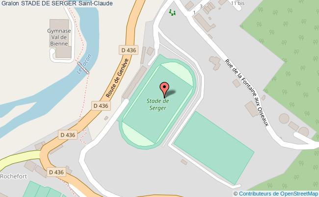 STADE SERGER Stade de serger SaintClaude