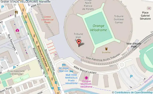 plan Stade Velodrome