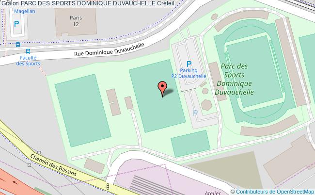 plan Terrain Annexe Gazon - Parc Des Sports Dominique Duvauchelle