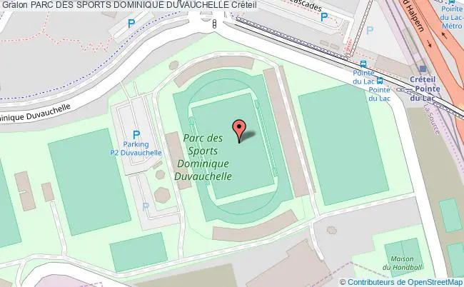 plan Terrain D'honneur - Parc Des Sports Dominique Duvauchelle
