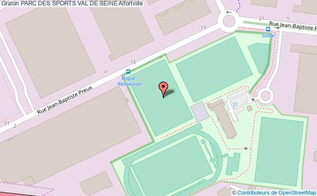 plan Terrain De  Football Gazon Synthetique (75 X 112) - Parc Des Sports Val De Seine