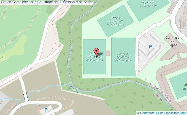 plan Terrain De Foot N° 3 Complexe Sportif Du Stade De La Mosson