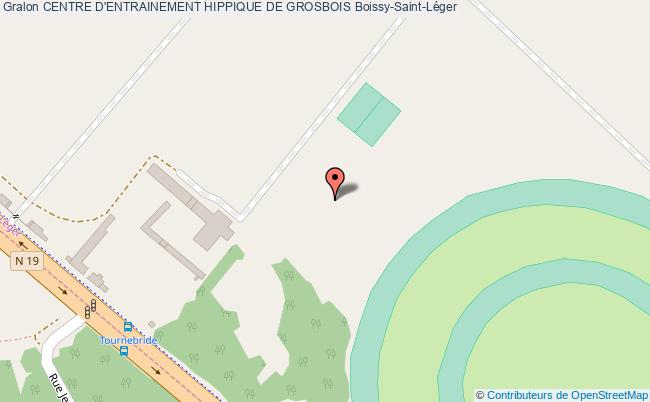 plan Terrain De Football - Centre D'entrainement Hippique De Grosbois