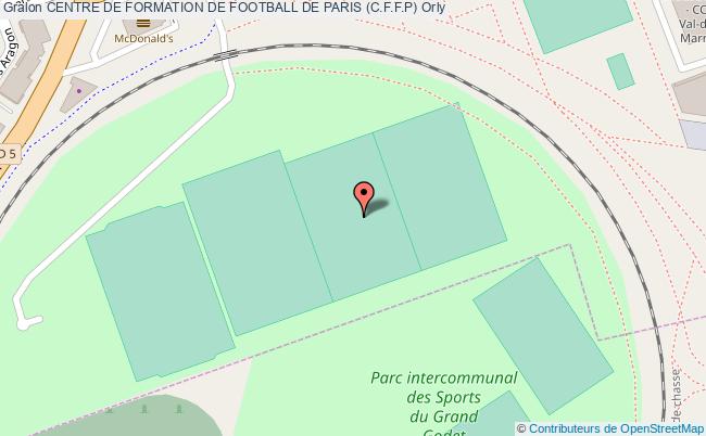 plan Terrain De Football N°3 Gazon Eclaire (68 X 100) - Centre De Formation De Football De Paris