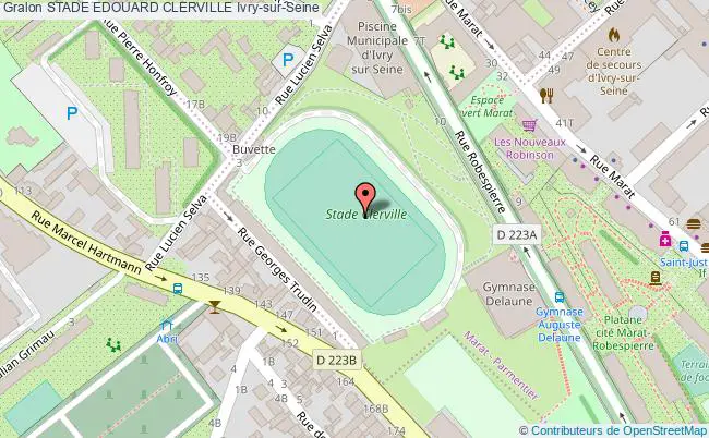 plan Terrain De Football - Stade Edouard Clerville