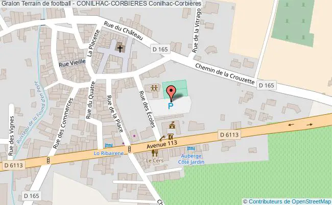 plan Terrain De Jeux - Conilhac-corbieres