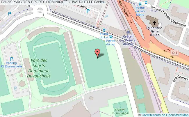 plan Terrain Synthetique Est - Parc Des Sports Dominique Duvauchelle