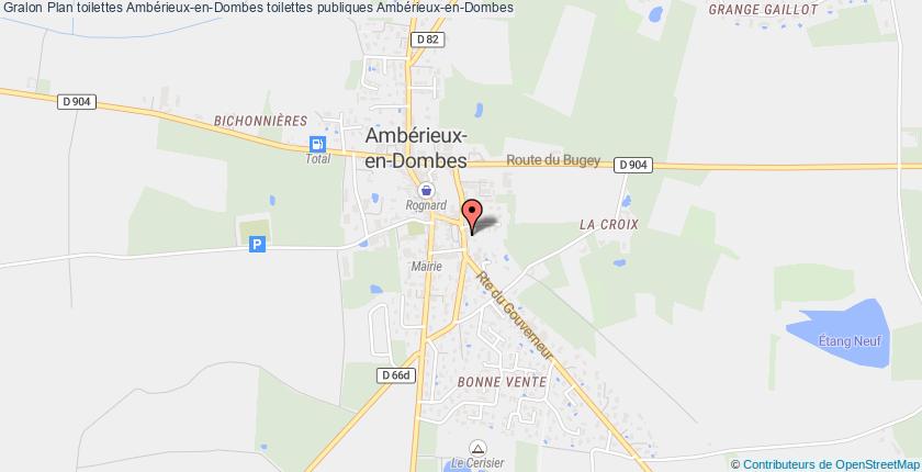 plan toilettes Ambérieux-en-Dombes