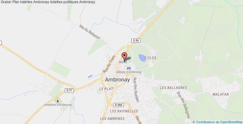 plan toilettes Ambronay