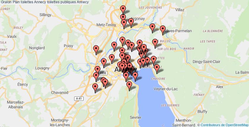 plan toilettes Annecy