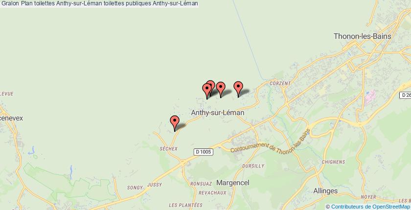 plan toilettes Anthy-sur-Léman