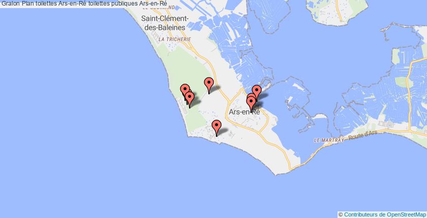 plan toilettes Ars-en-Ré