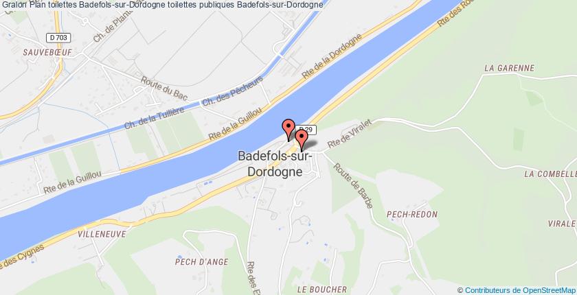 plan toilettes Badefols-sur-Dordogne