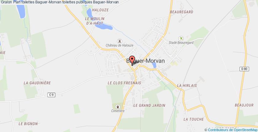 plan toilettes Baguer-Morvan
