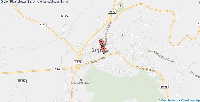 plan toilettes Barjac