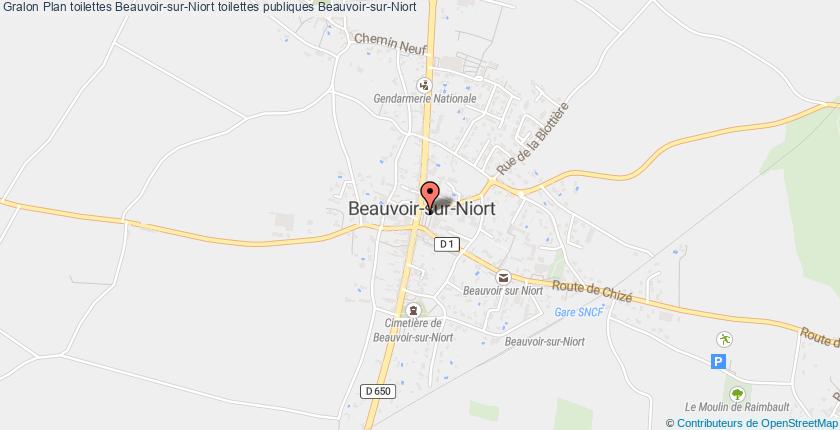 plan toilettes Beauvoir-sur-Niort