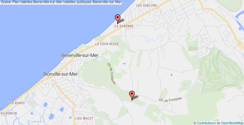 plan toilettes Benerville-sur-Mer