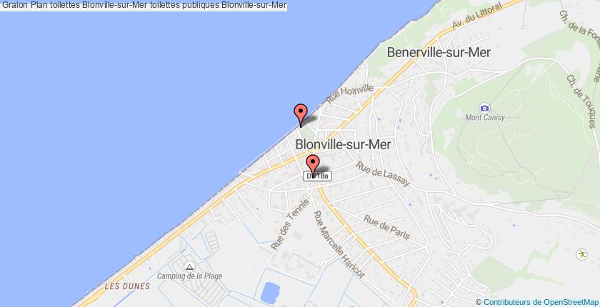 plan toilettes Blonville-sur-Mer