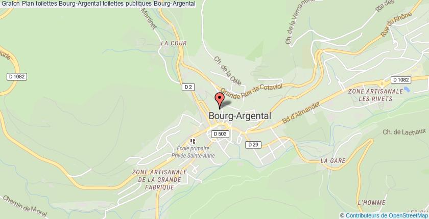 plan toilettes Bourg-Argental