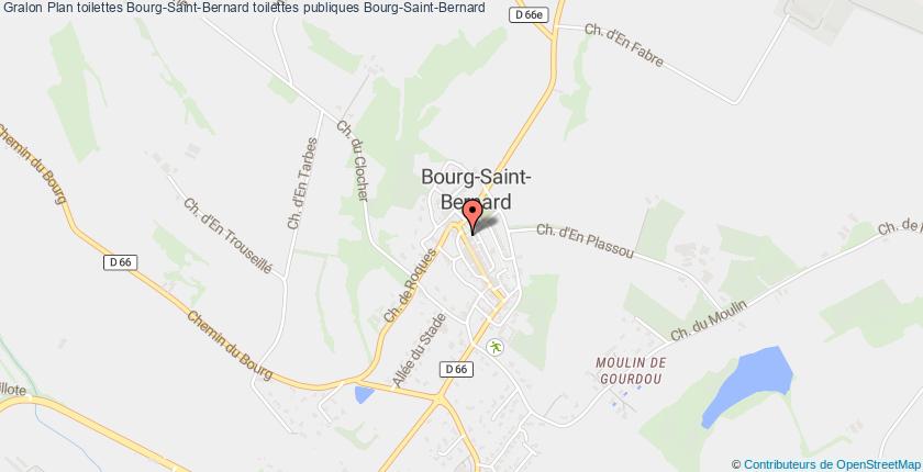 plan toilettes Bourg-Saint-Bernard