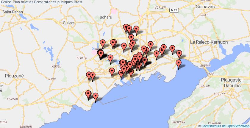 plan toilettes Brest