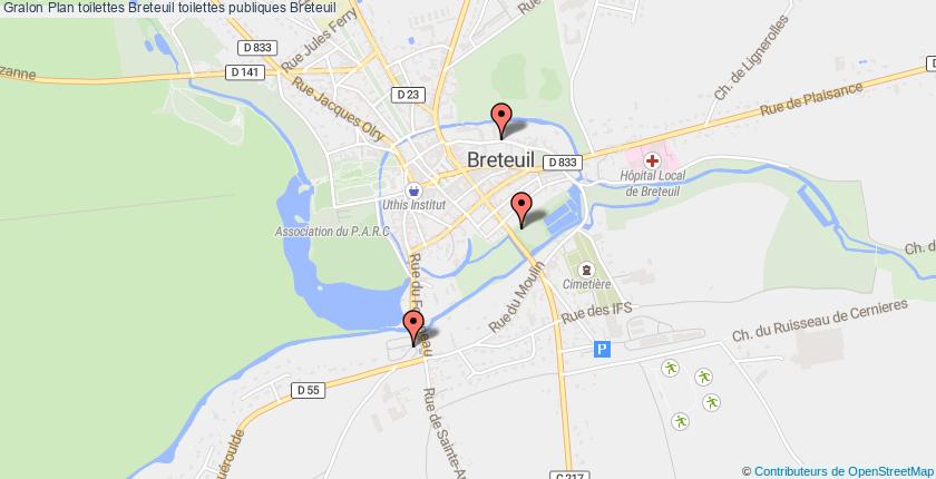 plan toilettes Breteuil