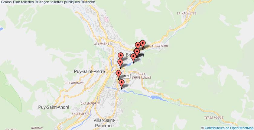 plan toilettes Briançon