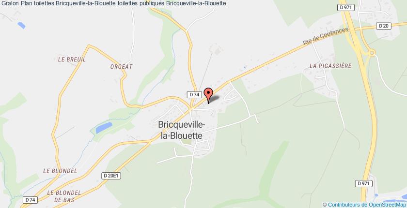 plan toilettes Bricqueville-la-Blouette