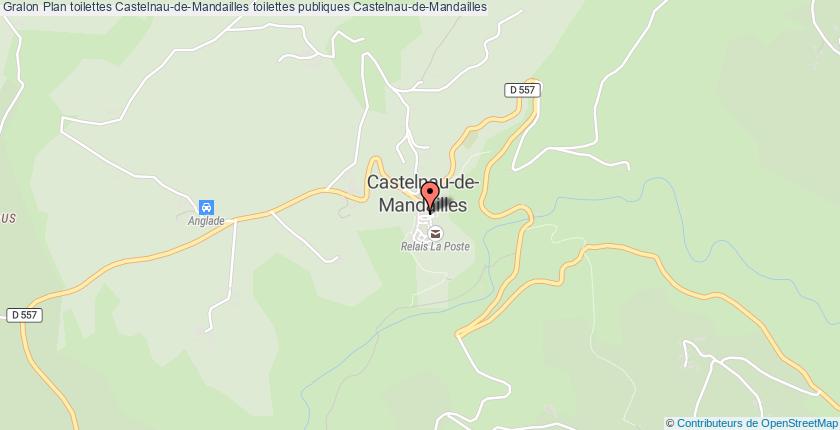 plan toilettes Castelnau-de-Mandailles