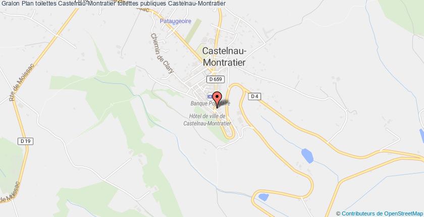 plan toilettes Castelnau-Montratier