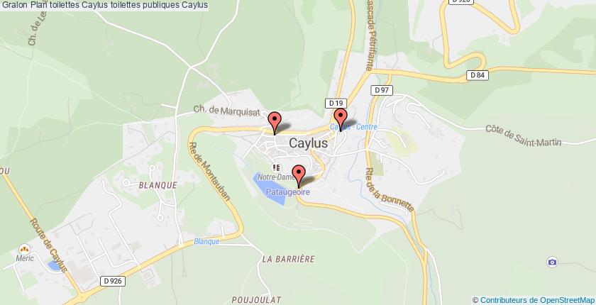 plan toilettes Caylus