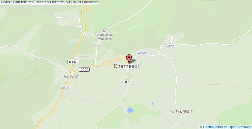 plan toilettes Chamesol