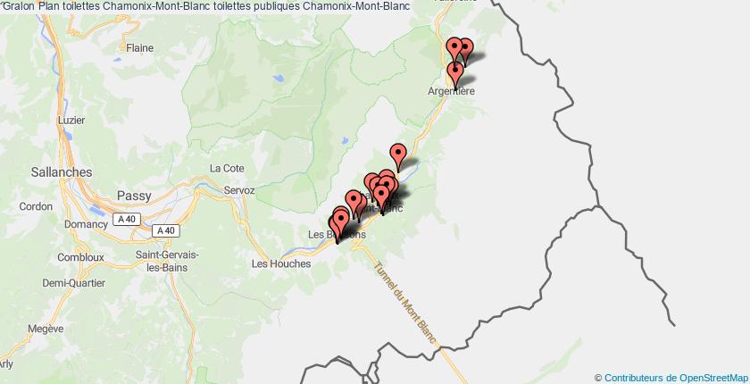 plan toilettes Chamonix-Mont-Blanc
