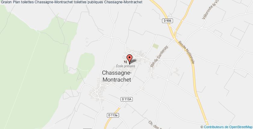 plan toilettes Chassagne-Montrachet