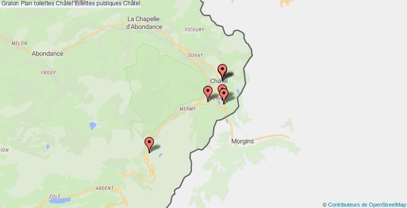 plan toilettes Châtel