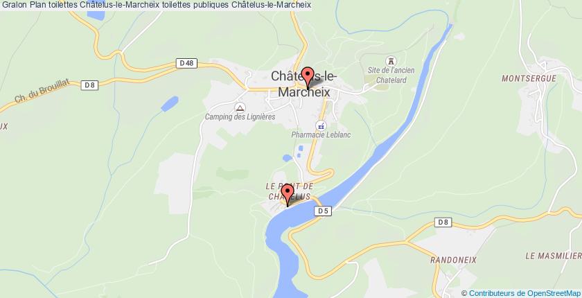 plan toilettes Châtelus-le-Marcheix