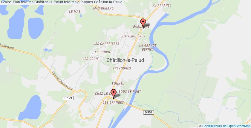 plan toilettes Châtillon-la-Palud