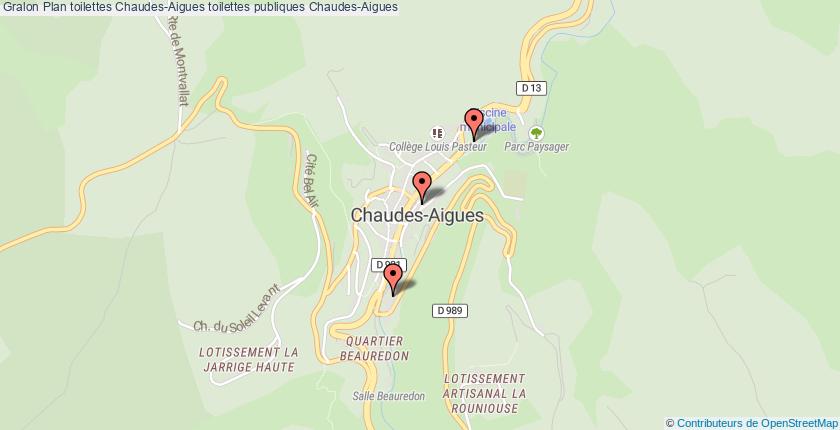 plan toilettes Chaudes-Aigues
