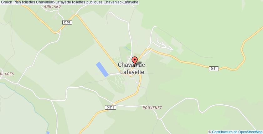 plan toilettes Chavaniac-Lafayette