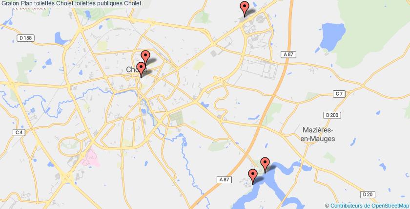 plan toilettes Cholet